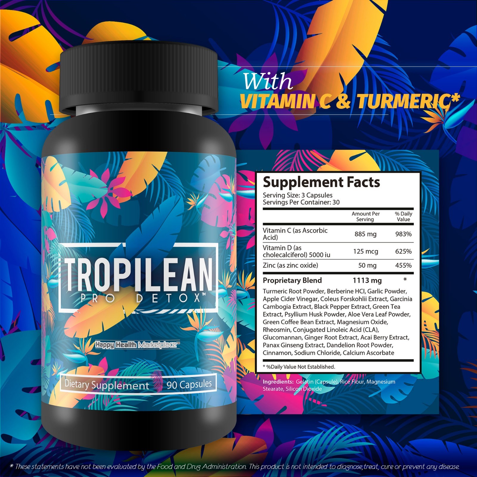 Tropilean Pro Detox – Full Body Detox – Help Flush Toxins for Overall Health