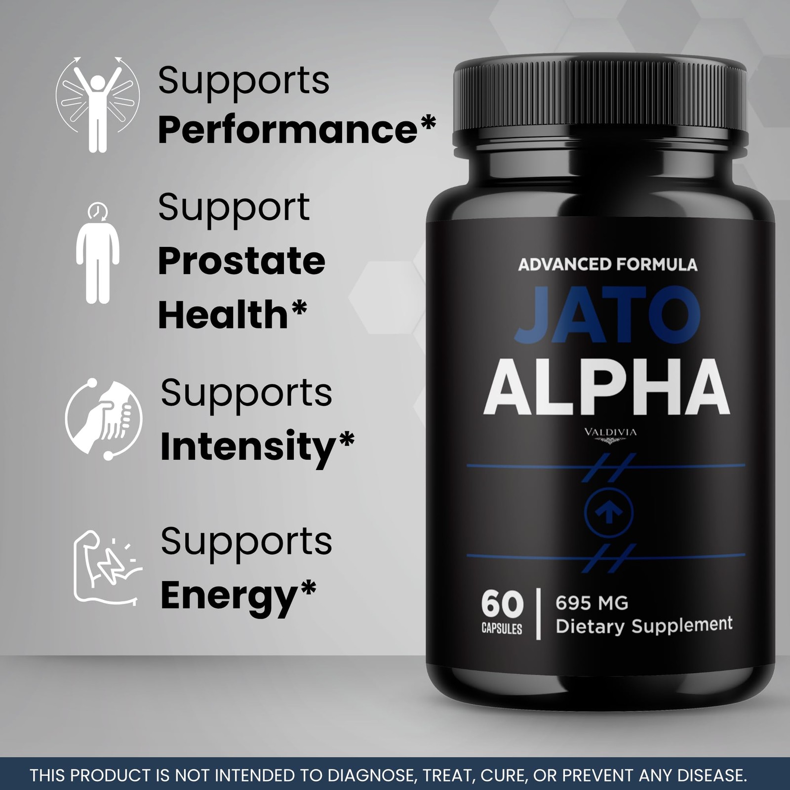 Valdivia (5 Pack) Jato Alpha 300 Capsules 5 Pack Daily Wellness Supplement Made
