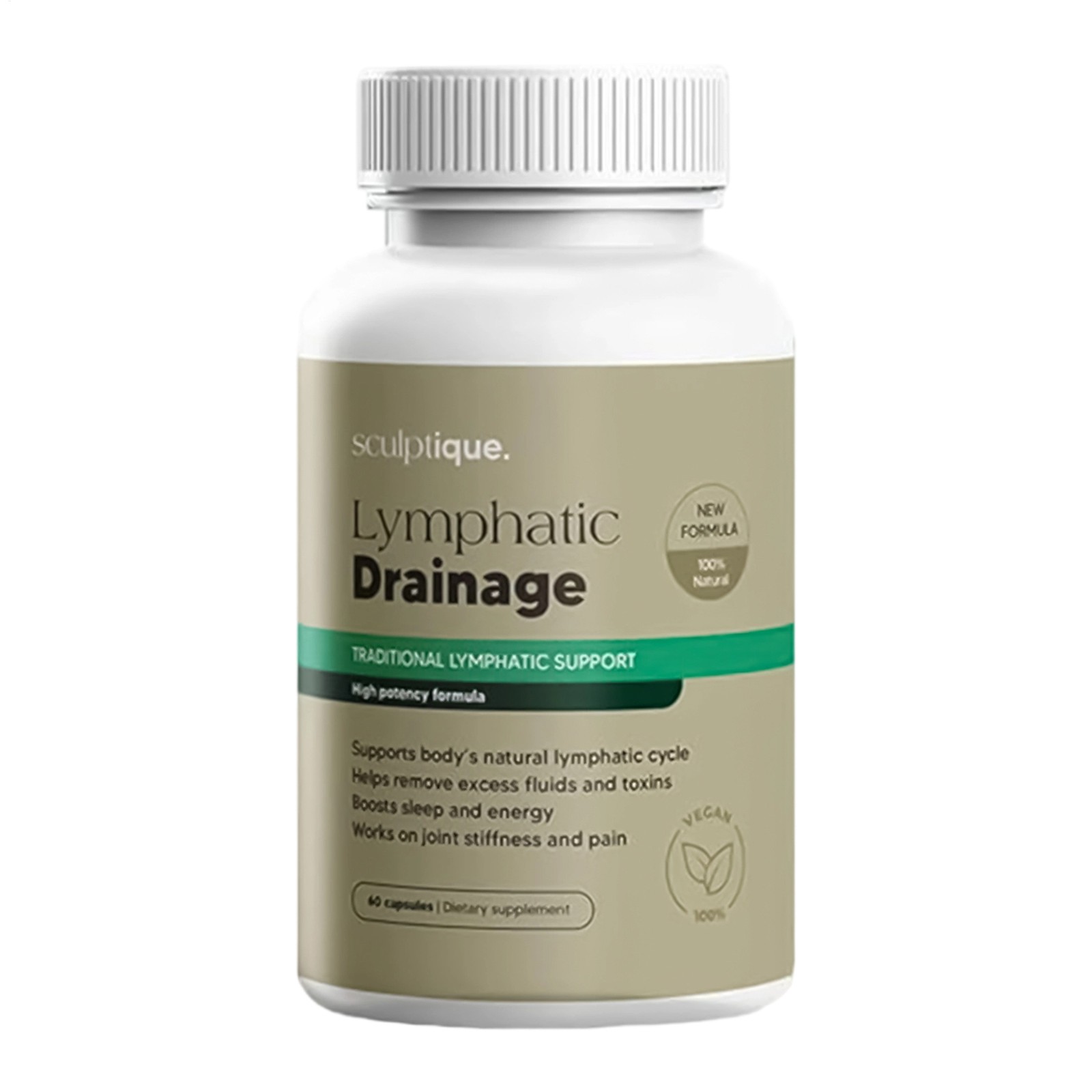 New Maximum Drainage Natural Ct,Sculptique complex 60 Potency Lymphatic Capsules