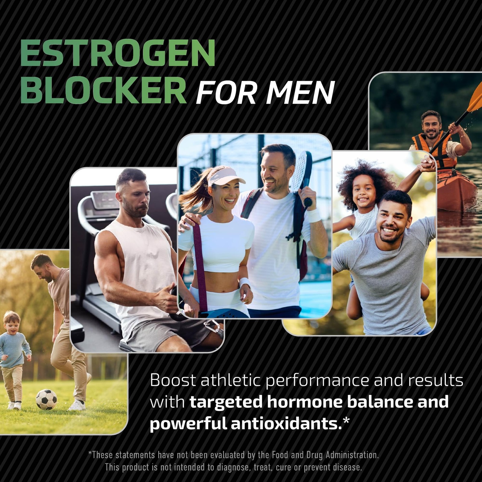 DIM Supplement for Men 300mg | Estrogen Blocker & 60 Count (Pack of 1), White