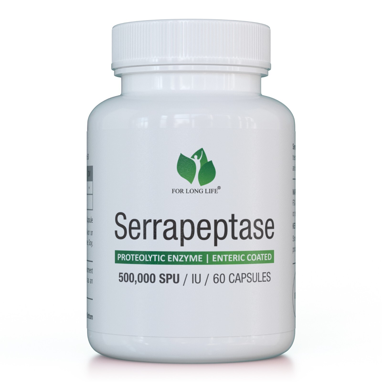 SERRAPEPTASE Enzyme 500,000 SPU ENTERICCOATED ANTIINFLAMMATORY STRONGST ONMARKET