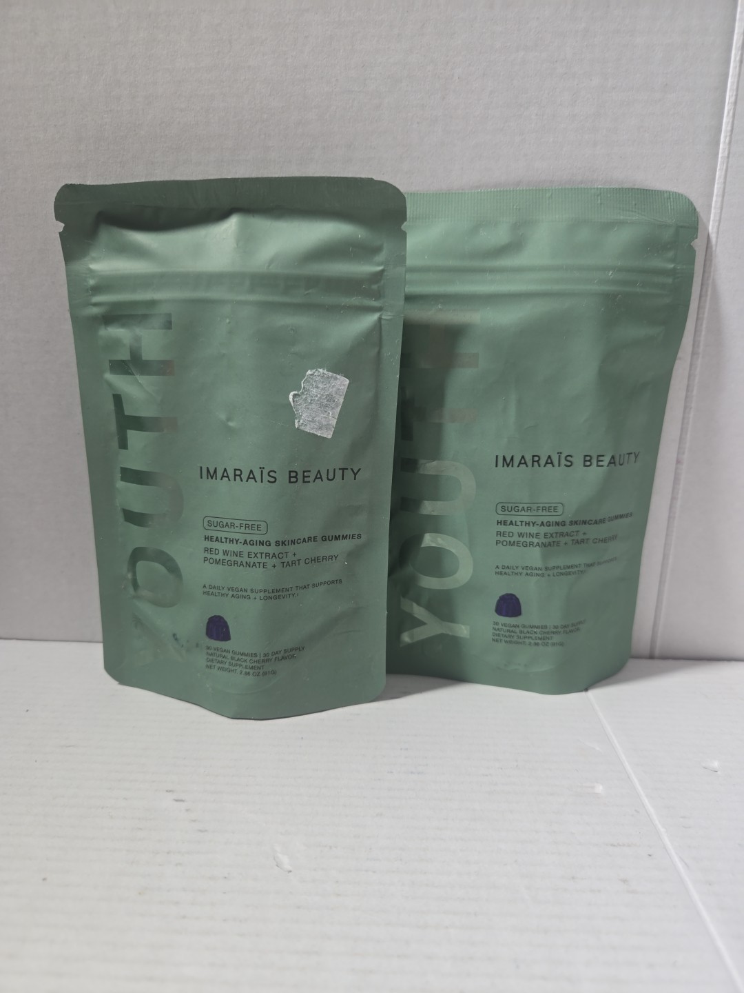Imarais Youth Healthy Anti-Aging Skincare Gummies – 30ct – EXP 10/2026 Lot Of 2