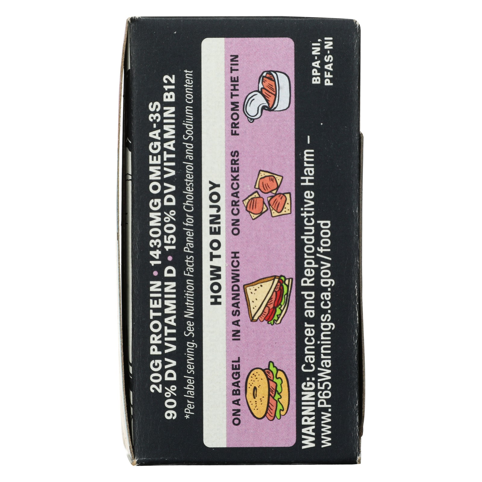 Wild Pink Salmon Smoked By Patagonia 3 Oz 20G 6 Pack