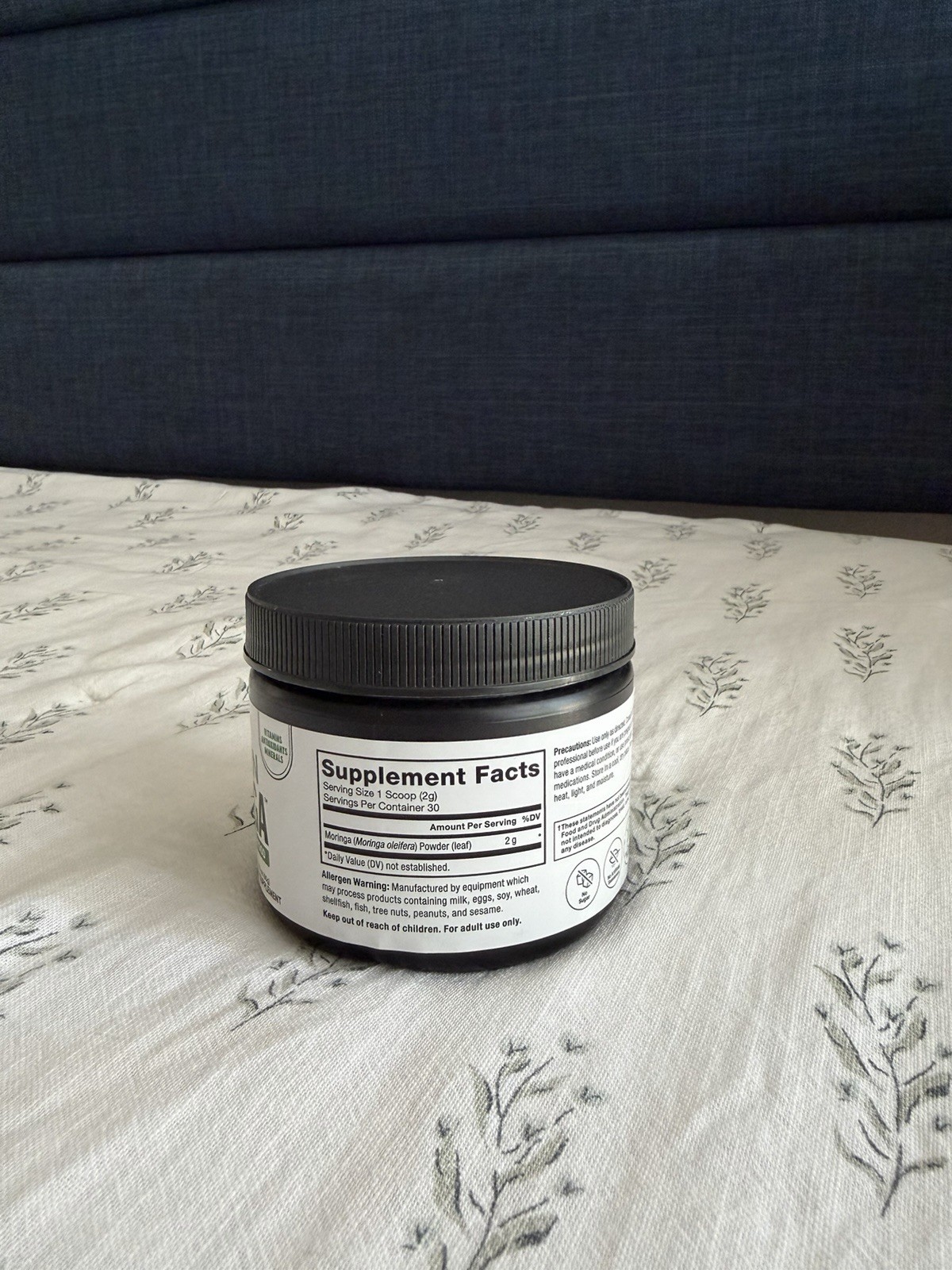 Force Factor Modern Moringa Complete Green Superfood Powder Unflavored 30 servs