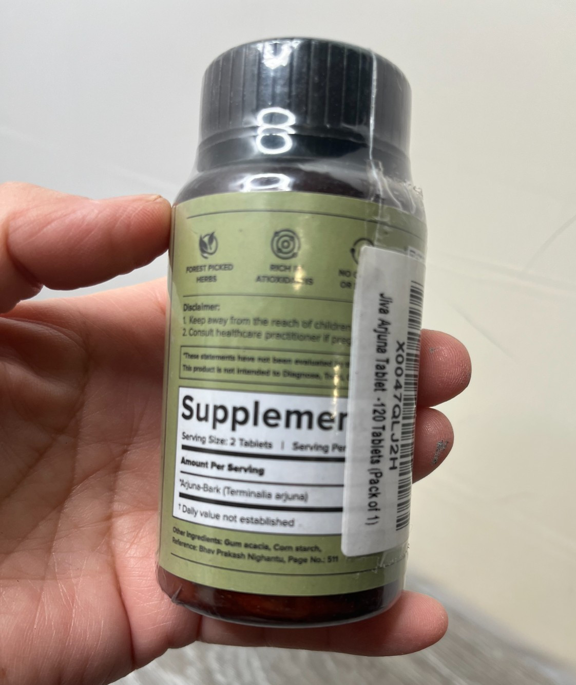 Jiva Ayurveda Arjuna Vata+Kapha Balance Healthy Heart 120 Tablets Exp 4/27