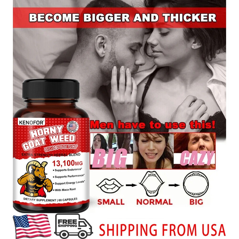 Horny Goat Weed Complex | 13,100 mg | 60 Capsules | Vegetarian | by KENOFOR