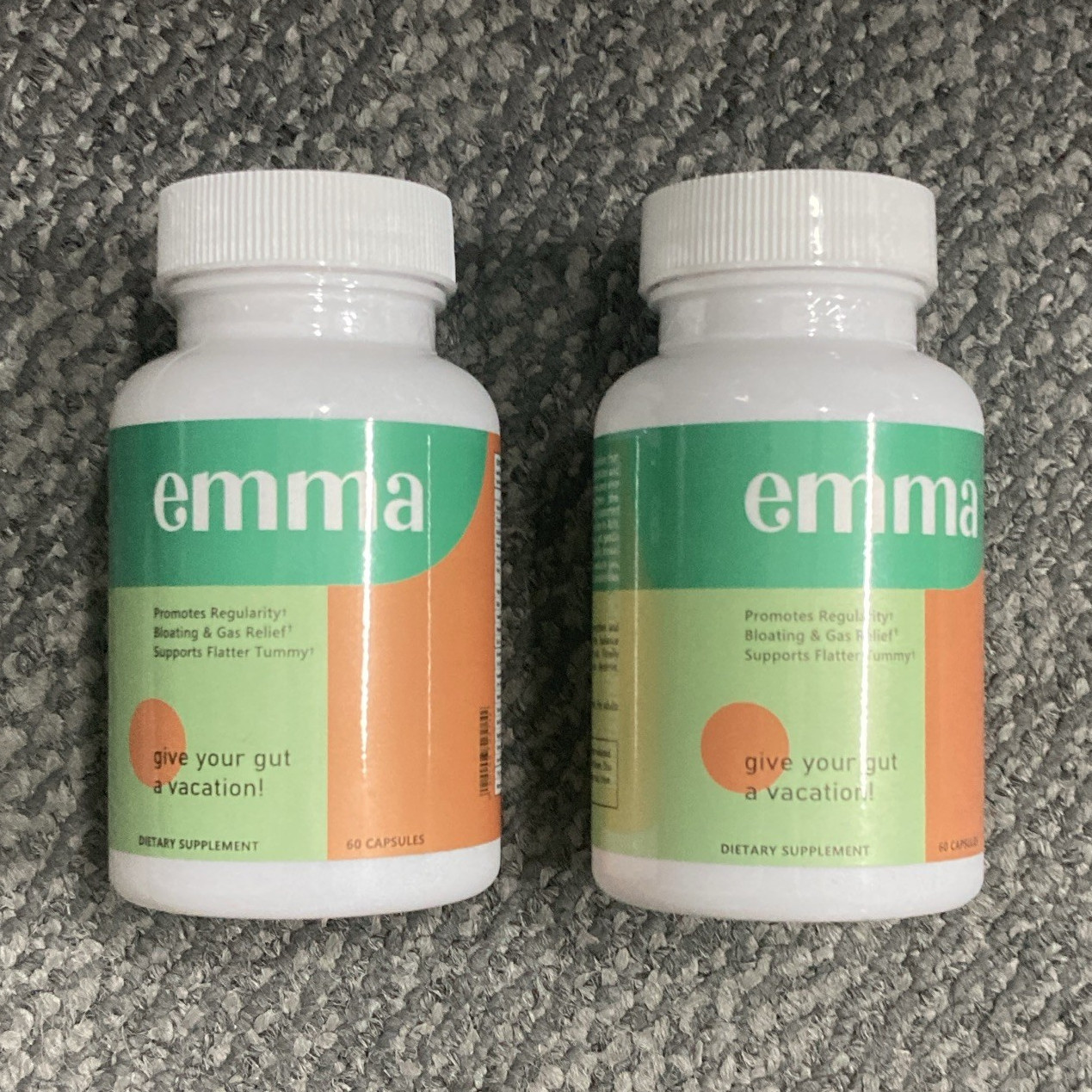 Emma Digestive Support & Gas Relief Dietary Supplement Capsules, 60 Count