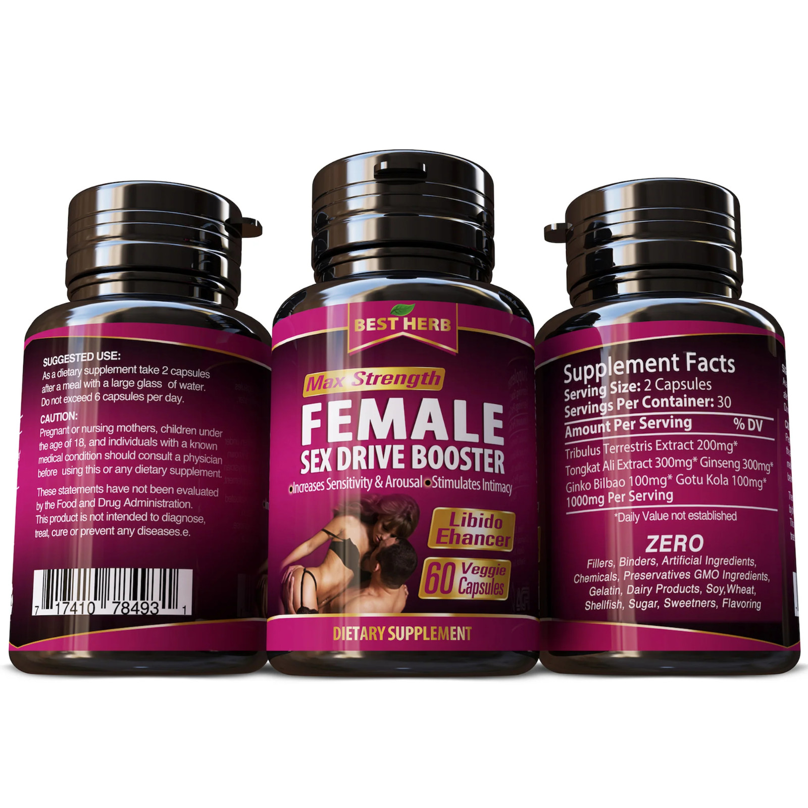 Increase Sexual Desire – FEMALE AROUSAL PILLS – Dietary Womens Health Supplement