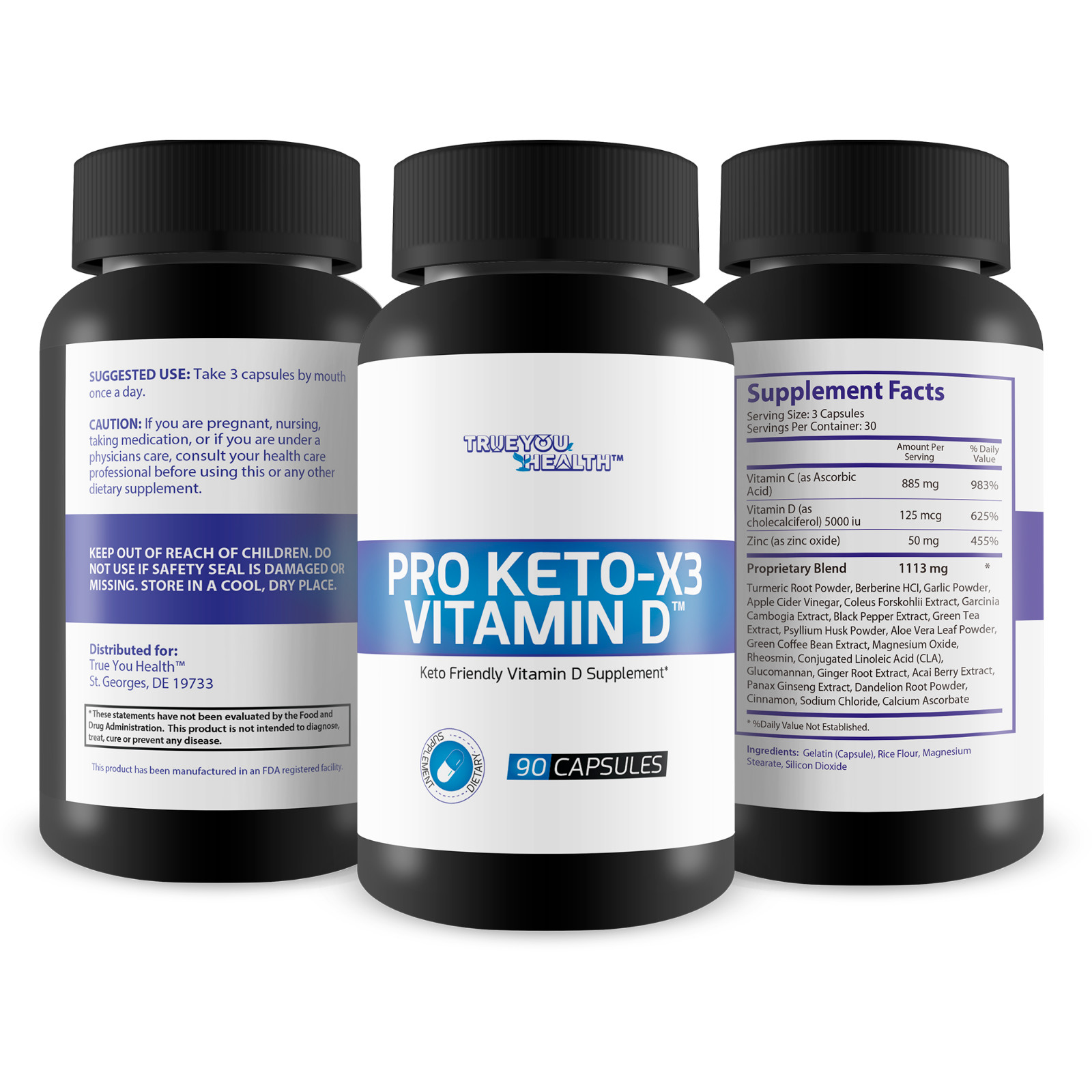 Pro Keto X3 Vitamin D – Healthy Inflammatory Response – Keto Vitamin D 5000