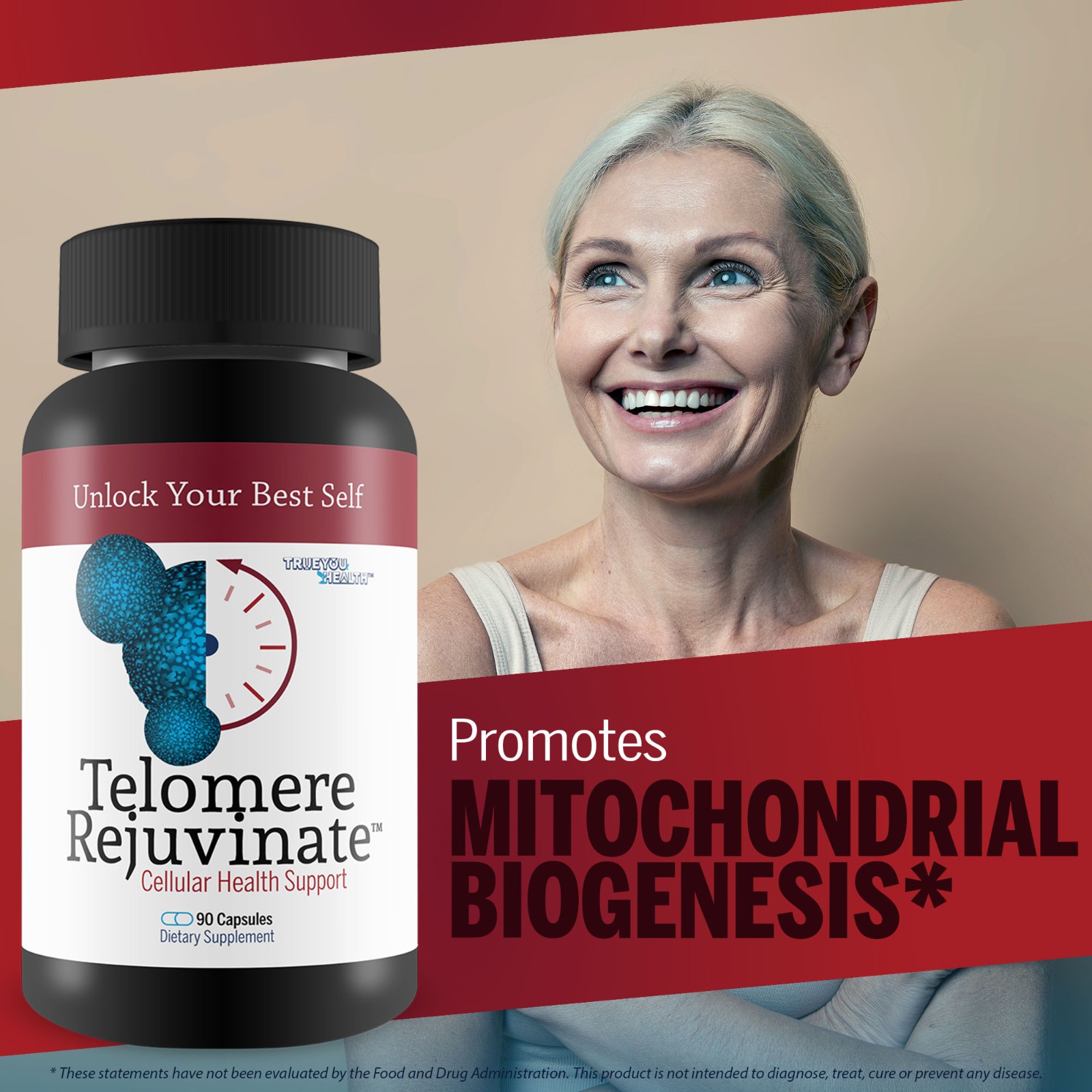 Telomere Rejuvinate – Our Best Telomere Support Supplement for Telomere Length