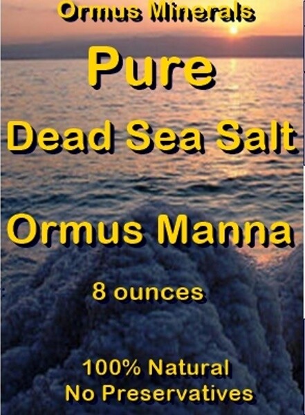 Pure Dead Sea Ormus Minerals Mental Health Immune Skin Electrolytes Energy