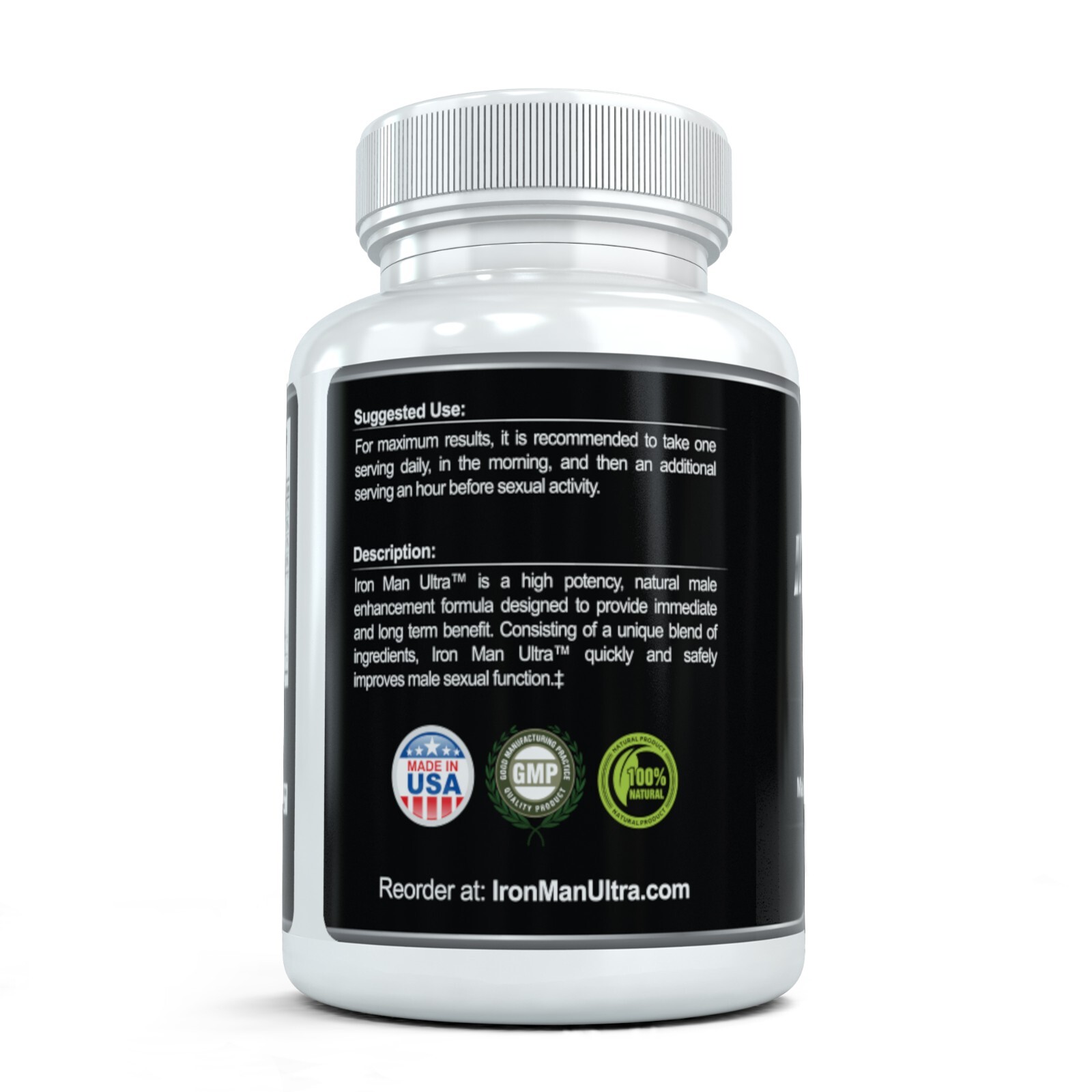 Iron Man Ultra: The Ultimate Male Enhancement Pills for Rock-Hard Results, 30ct