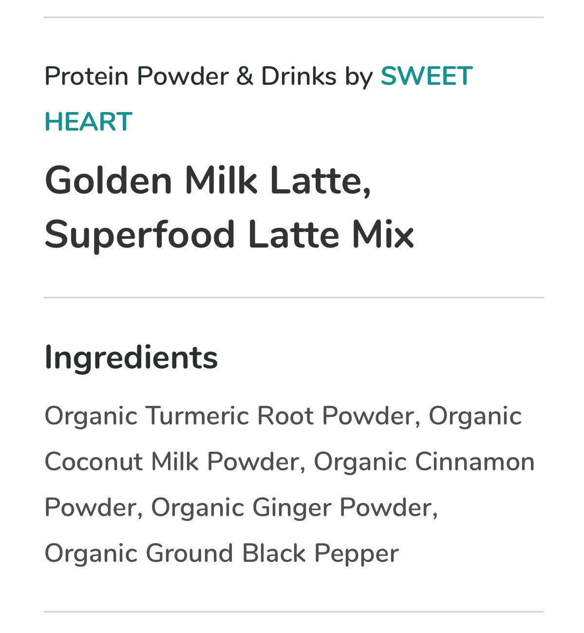 CERTIFIED ORGANIC GOLDEN MILK LATTE