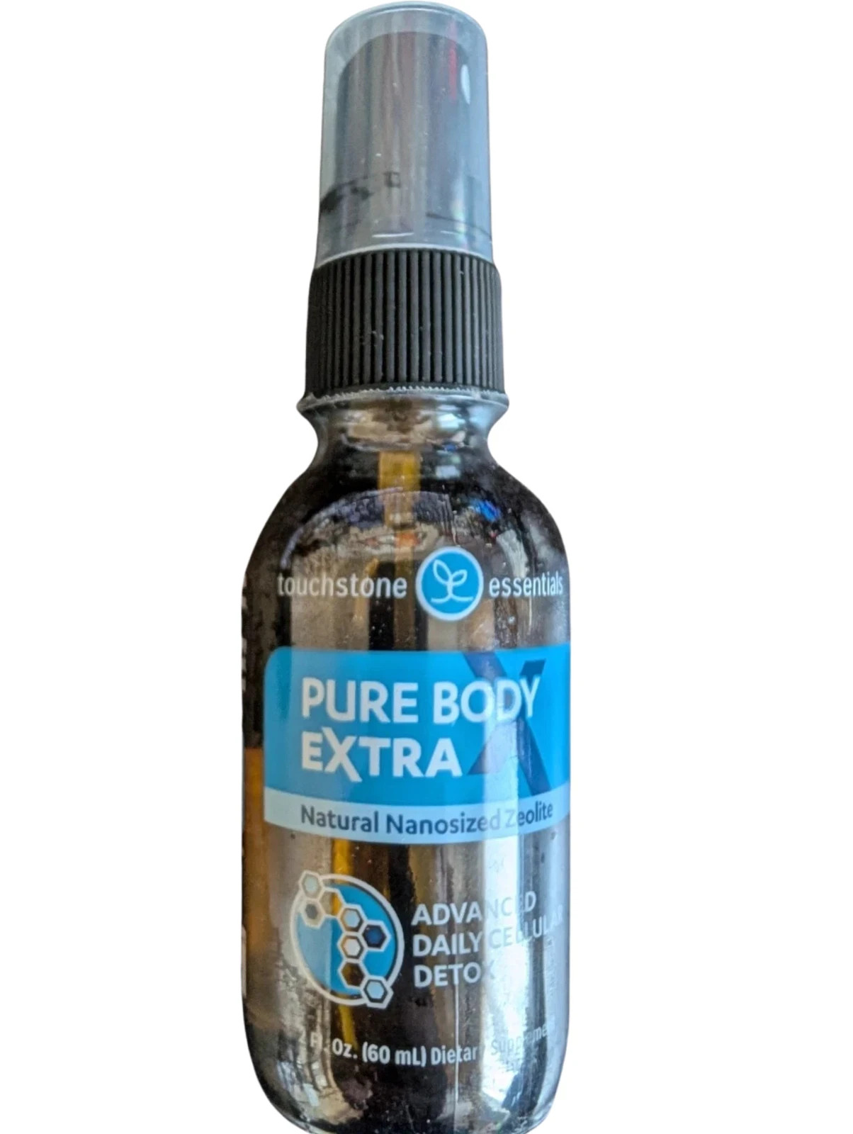 Lot of 2 Touchstone Essentials Pure Body Extra Nanosized Zeolite Spray 2oz
