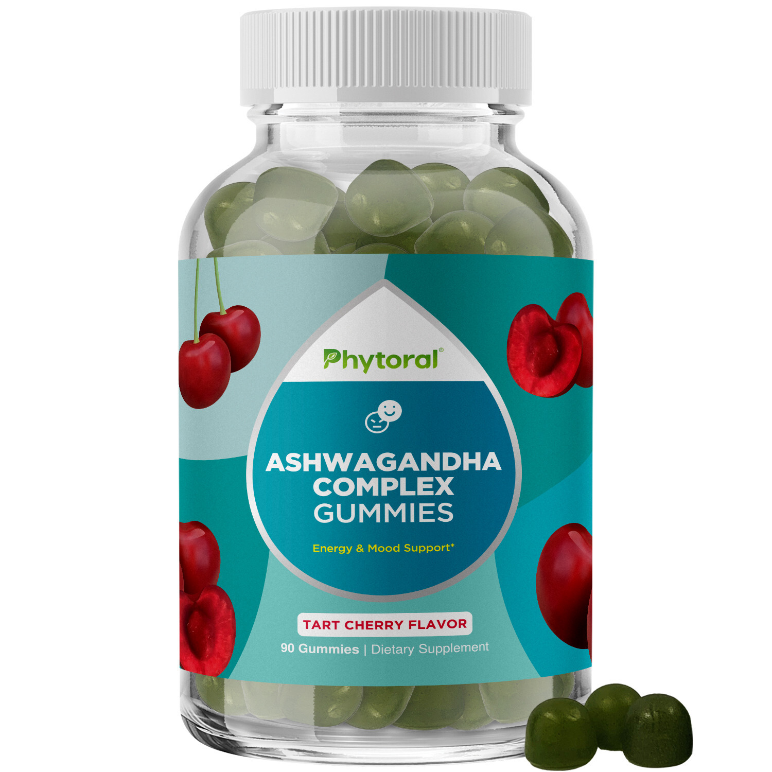 Calming Ashwagandha Gummies for Men and Women – Tasty Adaptogen Stress 90ct