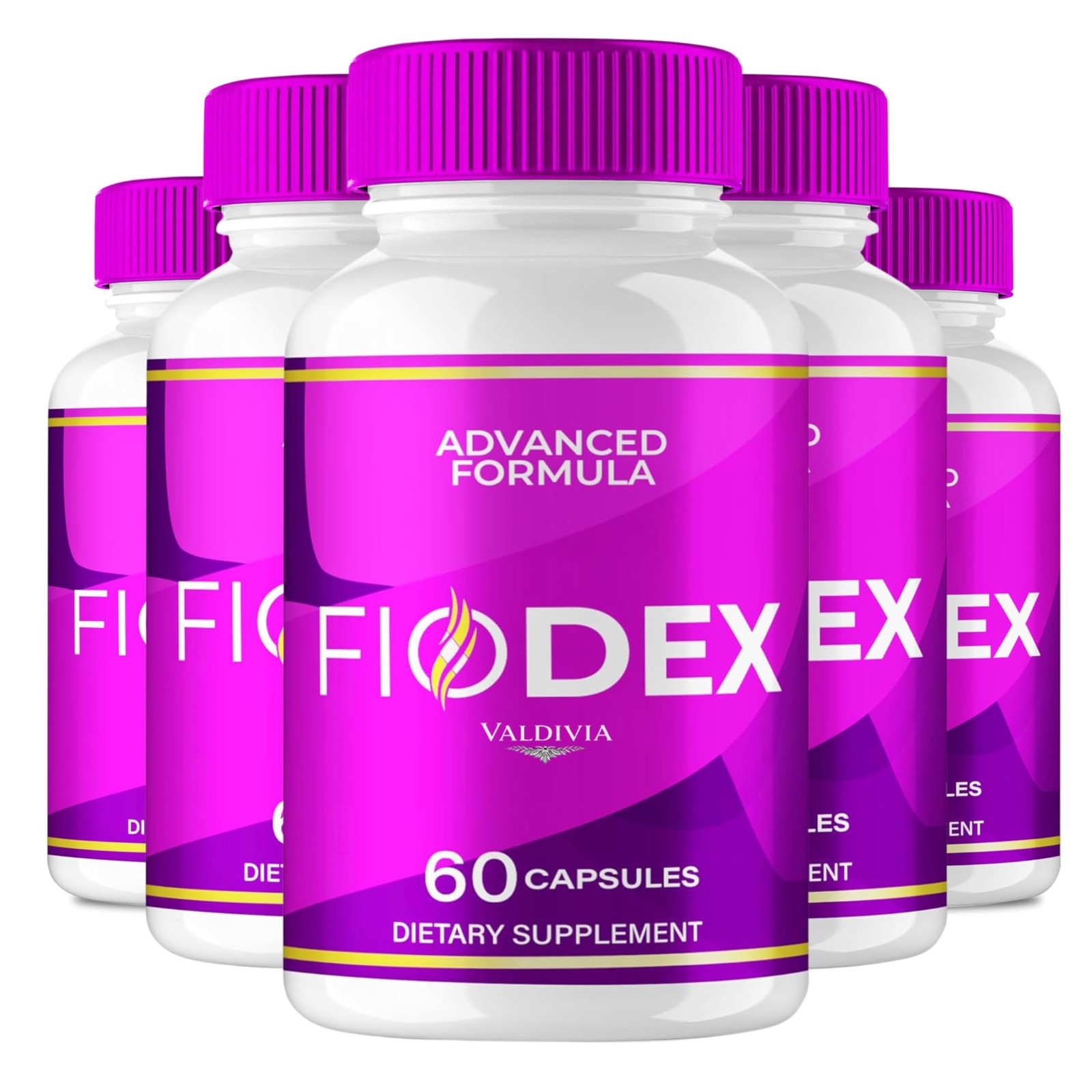 Valdivia FioDex 300 Capsules 5 Pack Nail Support Supplement Made in USA Premium