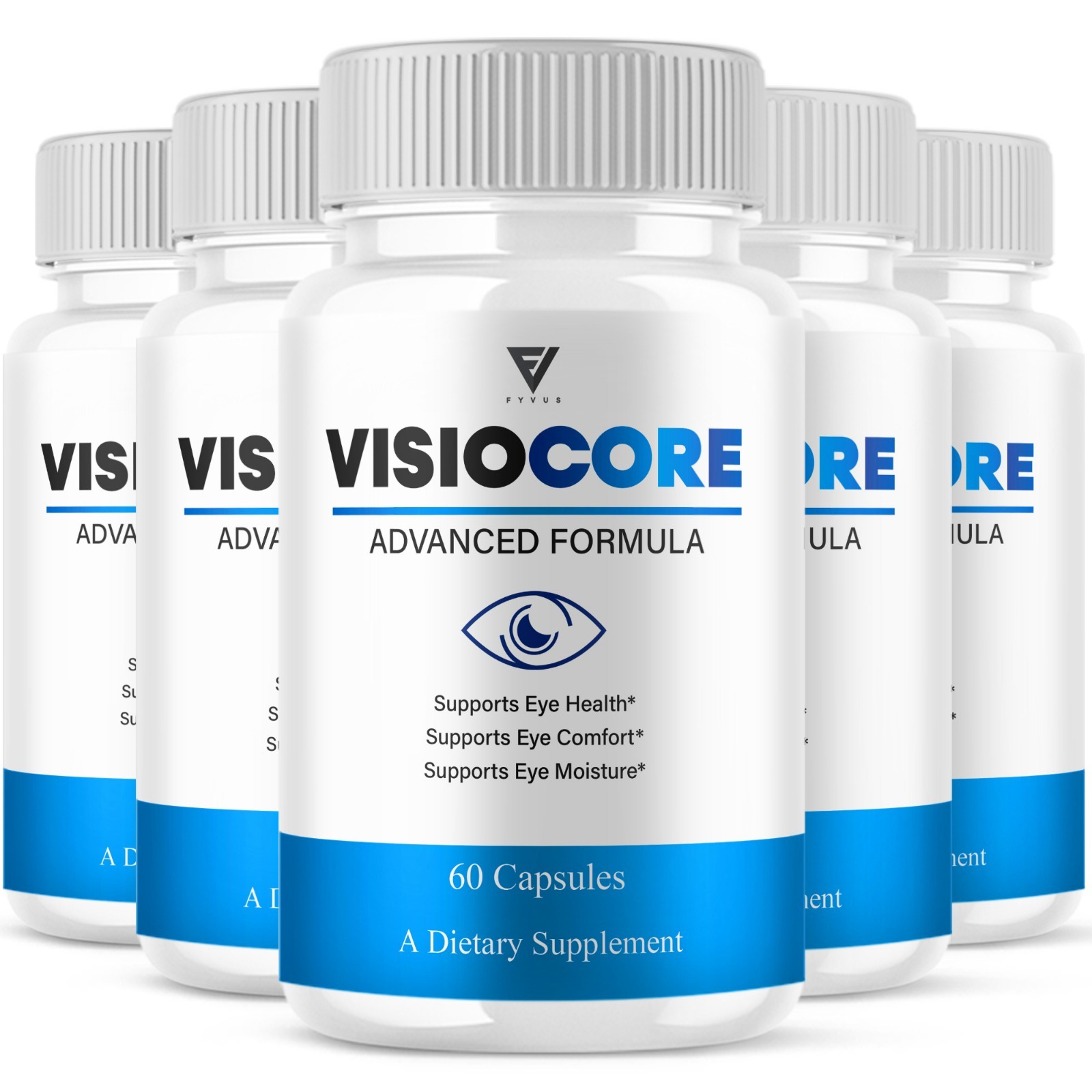 (5 Pack) VisioCore Advanced Formula, Visio Core Eye Care Support (300 Capsules)