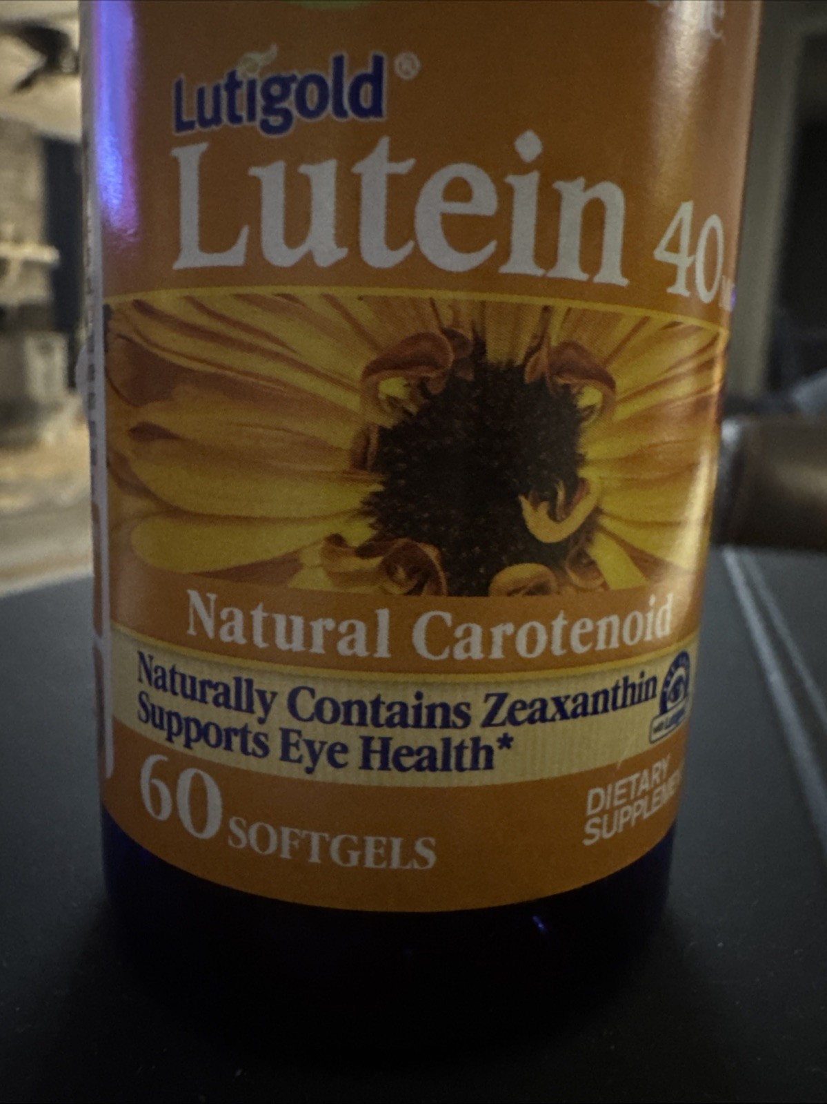 Puritan’s Pride Lutein 40mg With Zeaxanthin 60 Softgels EXP 11/2027 Sealed