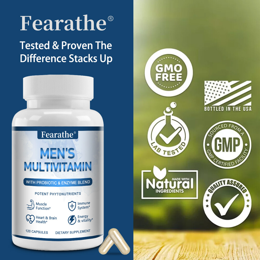 Men’s Multivitamin Highest Potency Daily Vitamins & Minerals Supplement
