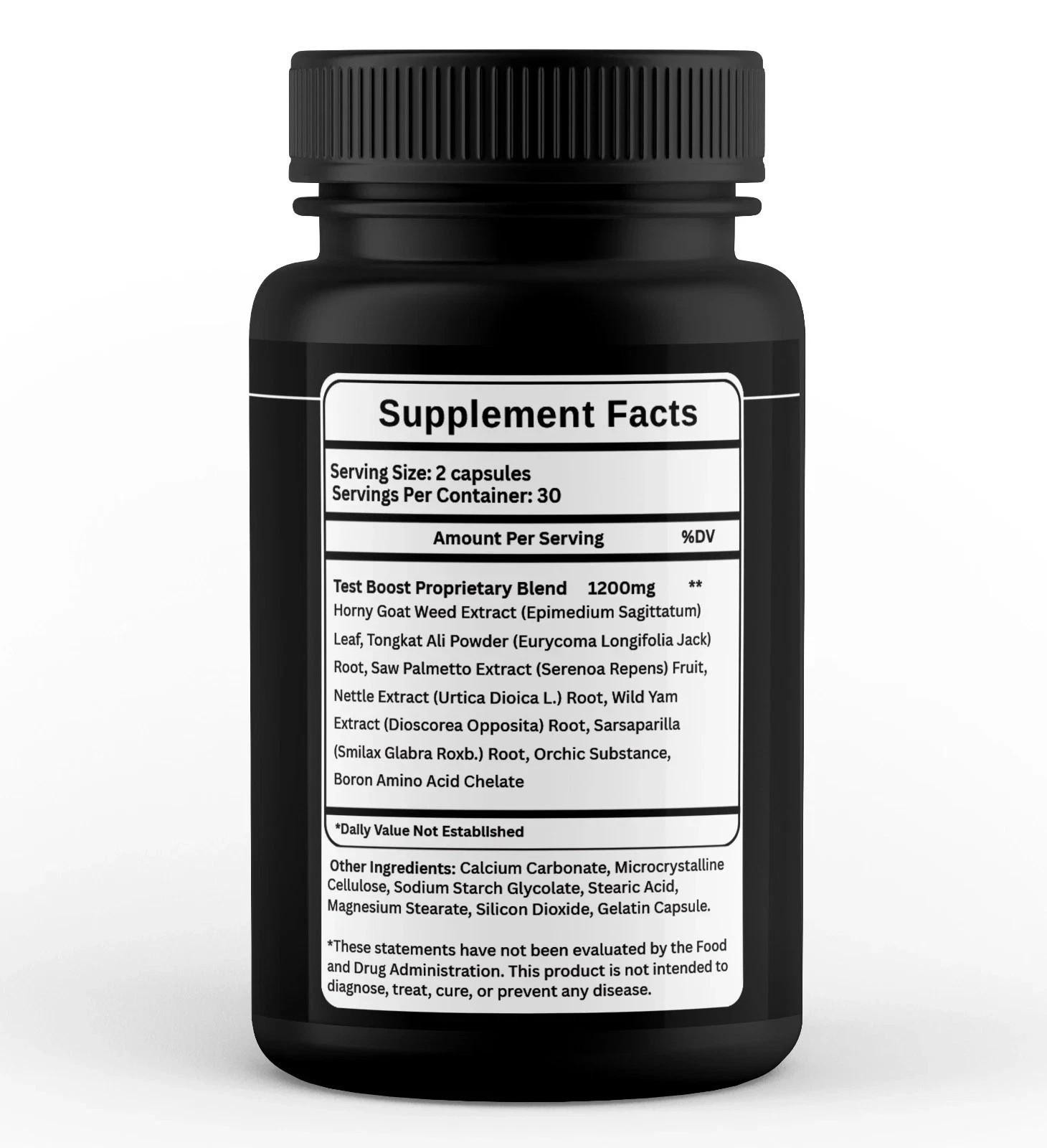Alpha Rock Pro Pills, Alpha Rock Performance Supplement (60 Capsules)