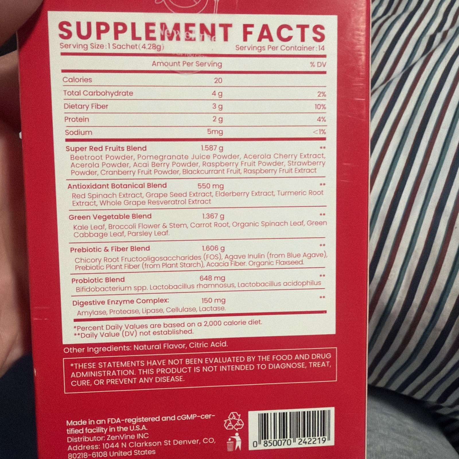 Newellme Balance Master Superfoods Beet Root Powder Mixed Berry 14ct Exp 03/2028