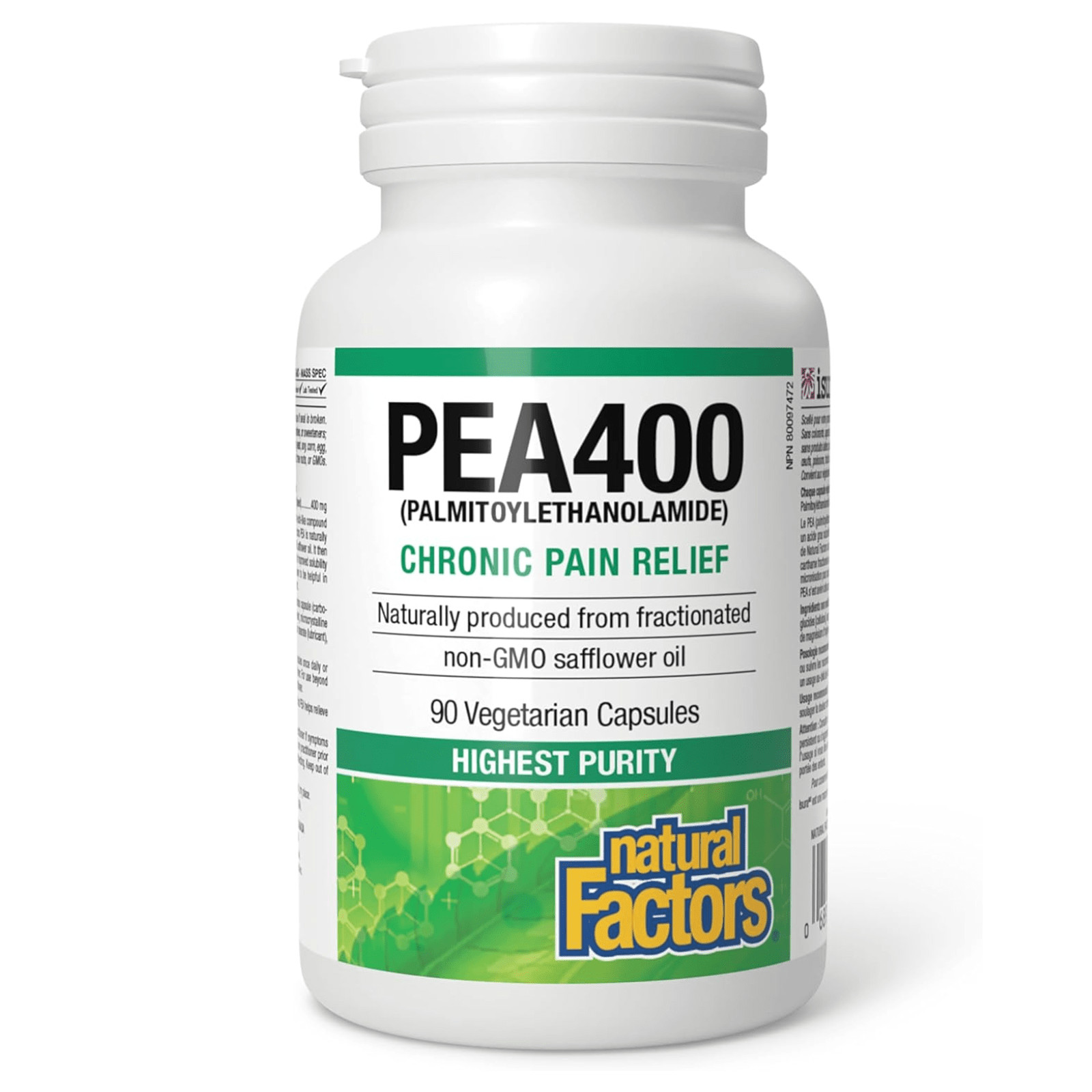 Natural Factors PEA400 PhytoResponse Supports Daily Balance 90 Capsules