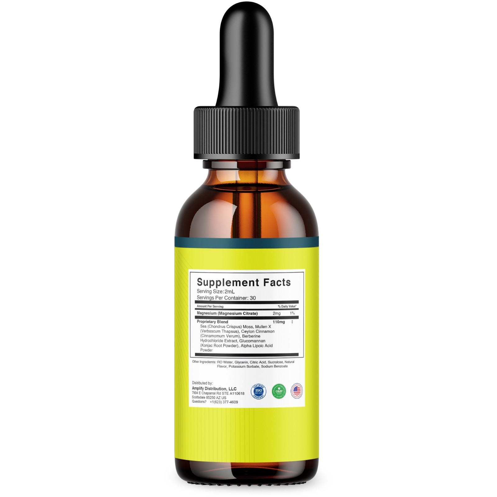 (5 Pack) Lipo Boost Advanced Drops, LipoBoost Maximum Support Formula (10oz)