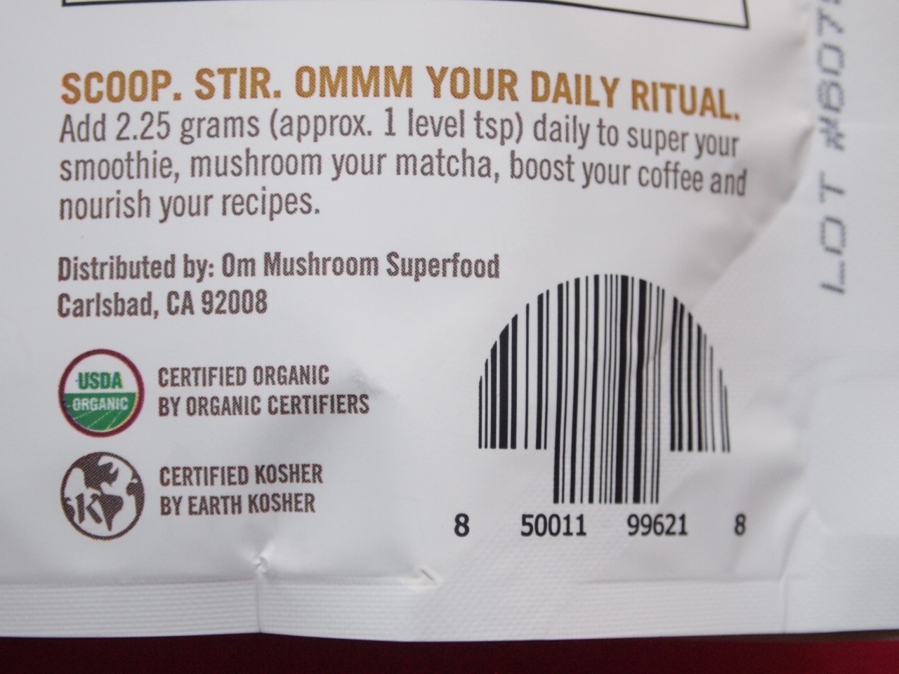 OM Master Blend MUSHROOMS & ADAPTOGENS 80 Servings ORGANIC Superfood 180g