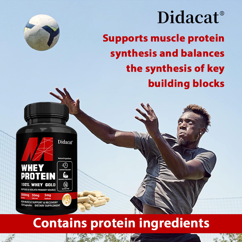 WHEY PROTEIN 5000MG WHEY GOLD PEPTIDES & ISOLATE PRIMARY SOURCE