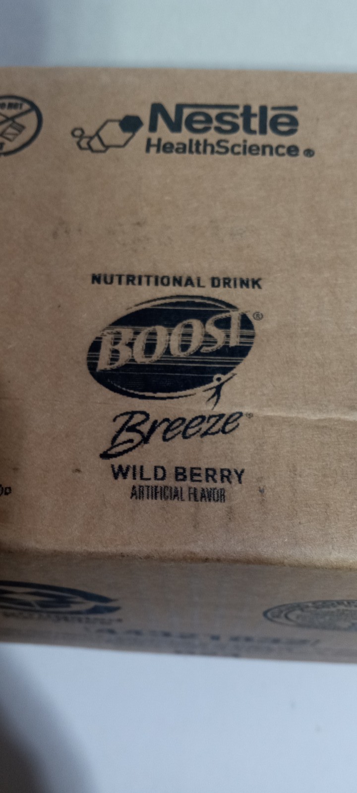Boost Breeze Wild Berry Nutritional Drink 8 oz Cartons – 24 Count Case