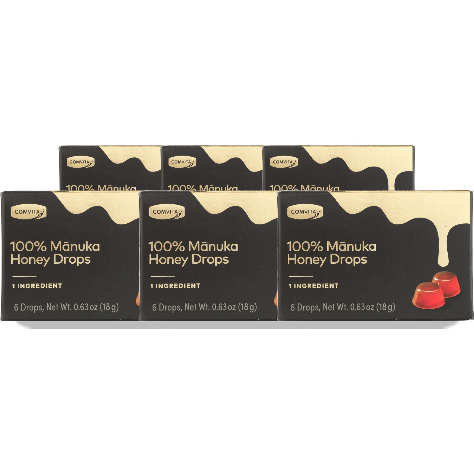 6 Count Comvita Pure Manuka Honey Drops 6 Pack