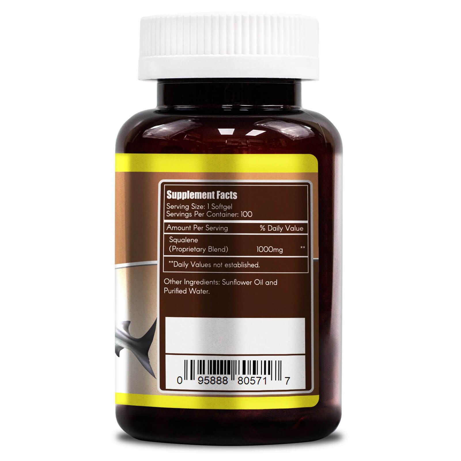 Golden Squalene 1000 mg 100 Softgels