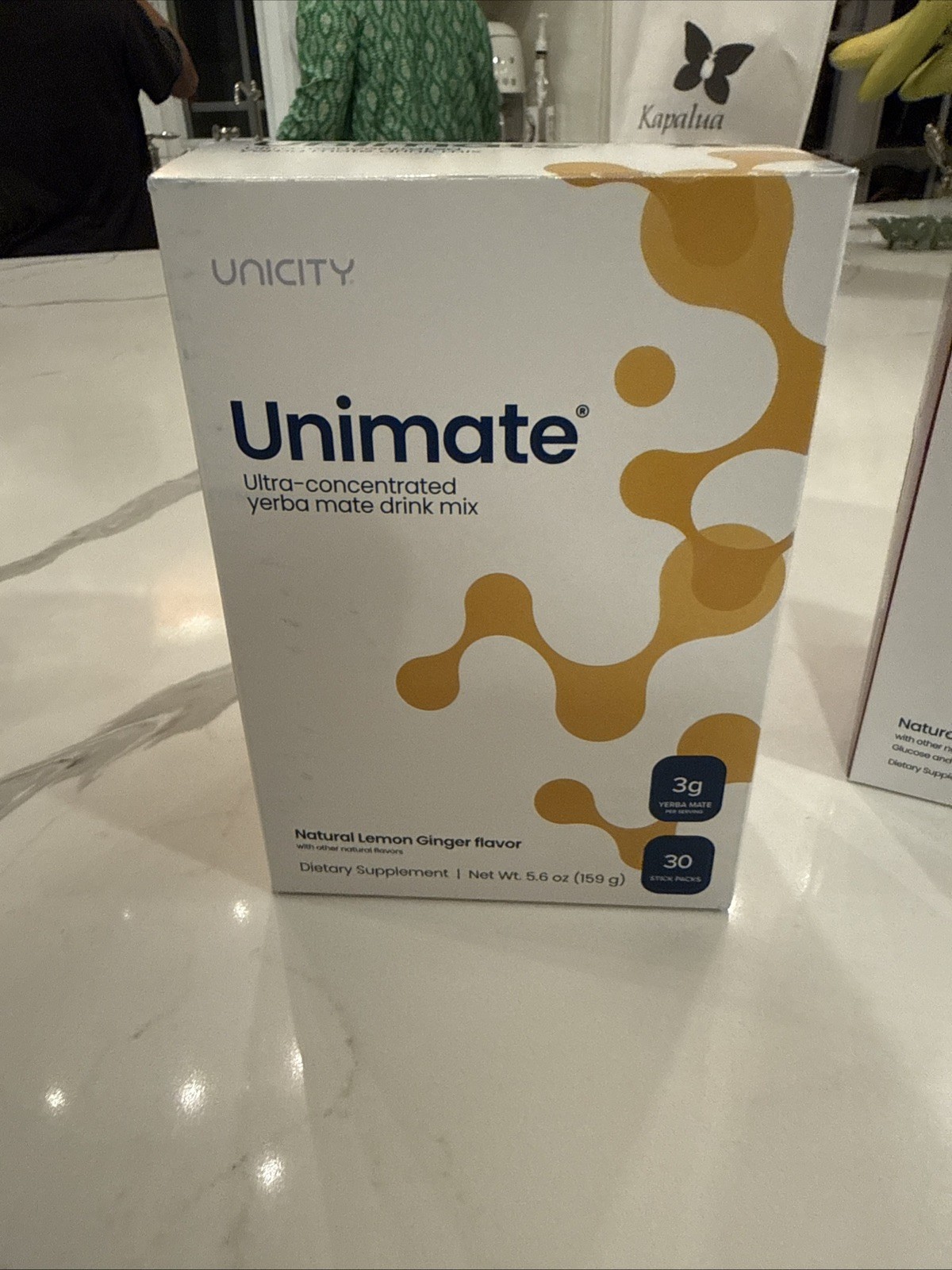Unicity Unimate Lemon Flavor Supplement – Pack of 30 – New – Free Shipping