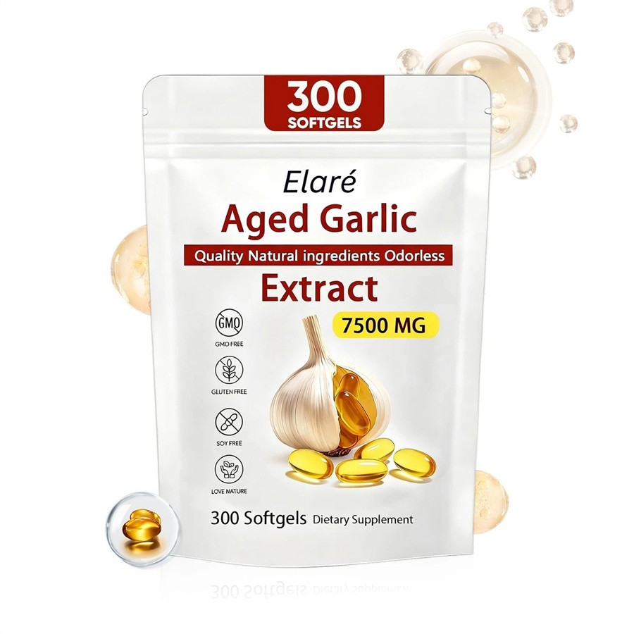 Aged Garlic Extract Supplements Original Formula Heart Health 7500mg 300Capsules