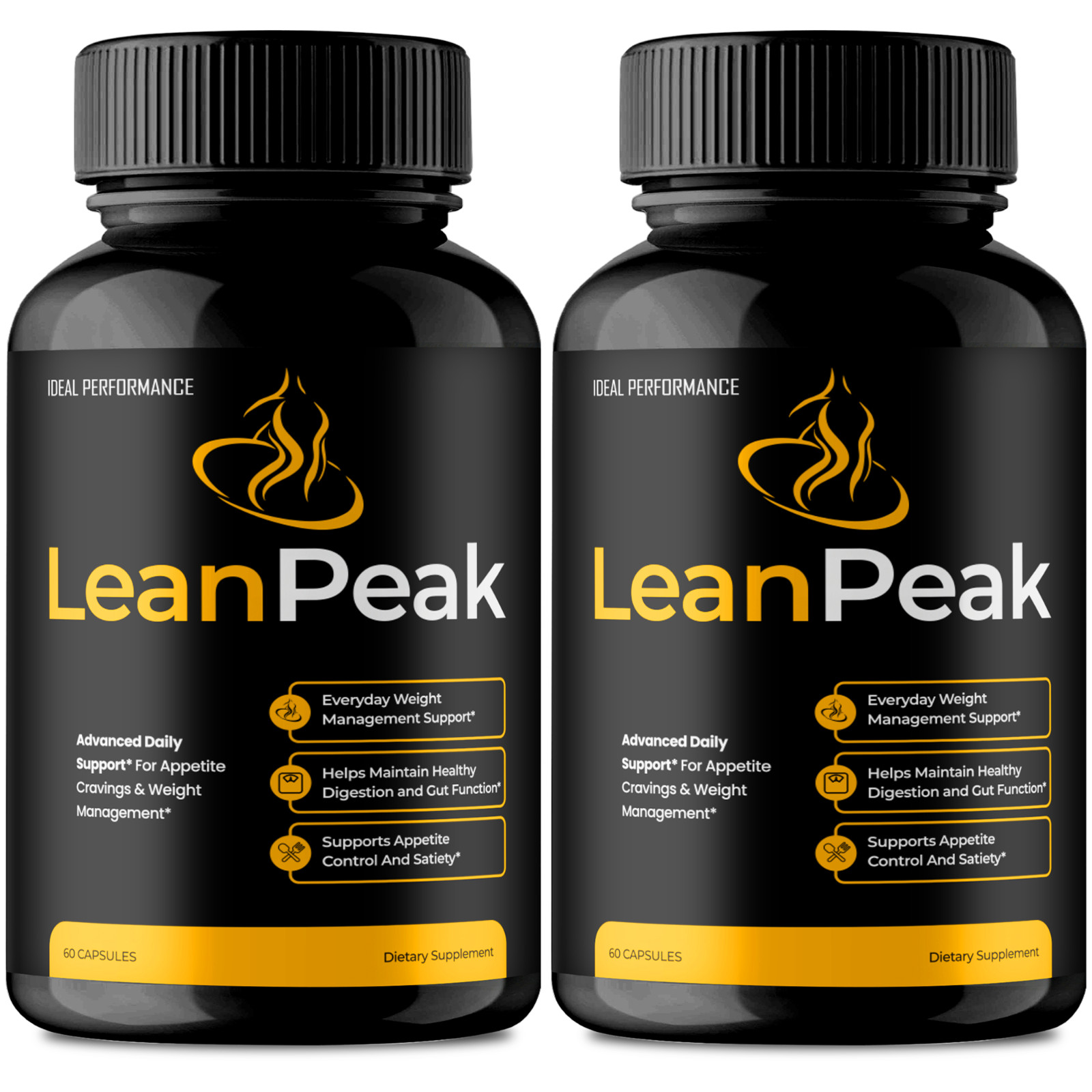 Lean Peak Capsules, Official LeanPeak Supplement Pills (2 Pack)