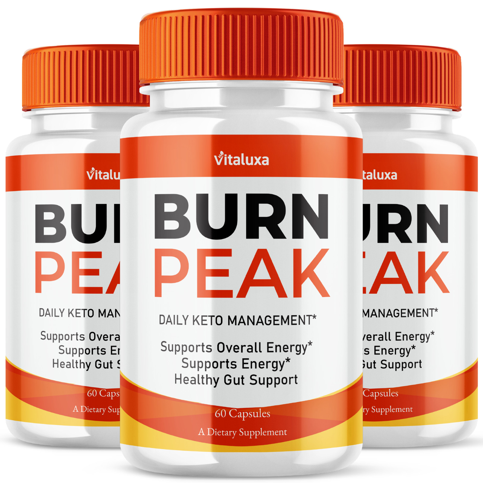 (3 Pack) Burn Peak for Advanced Weight Loss, Fat-Burner Formula (180 Capsules)
