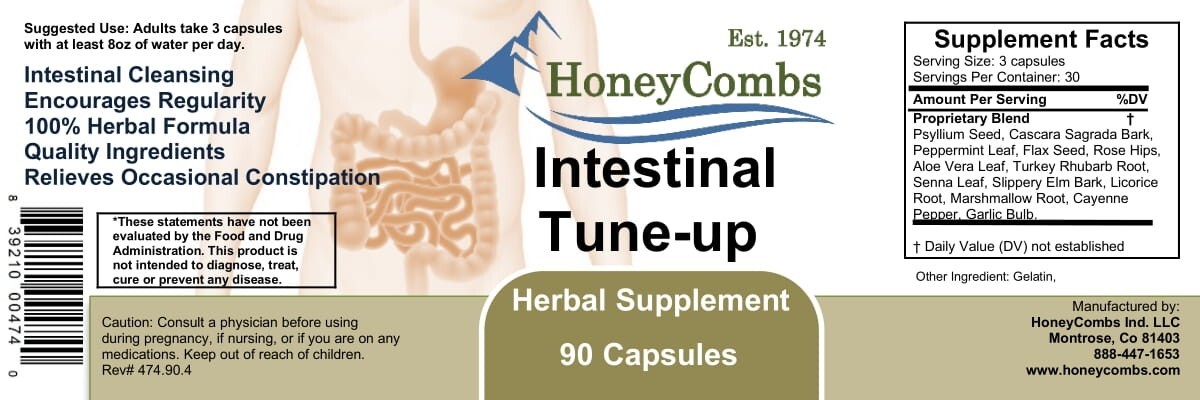 100% Herbal Laxative- Intestinal Tune-Up- Relieves occasional constipation.