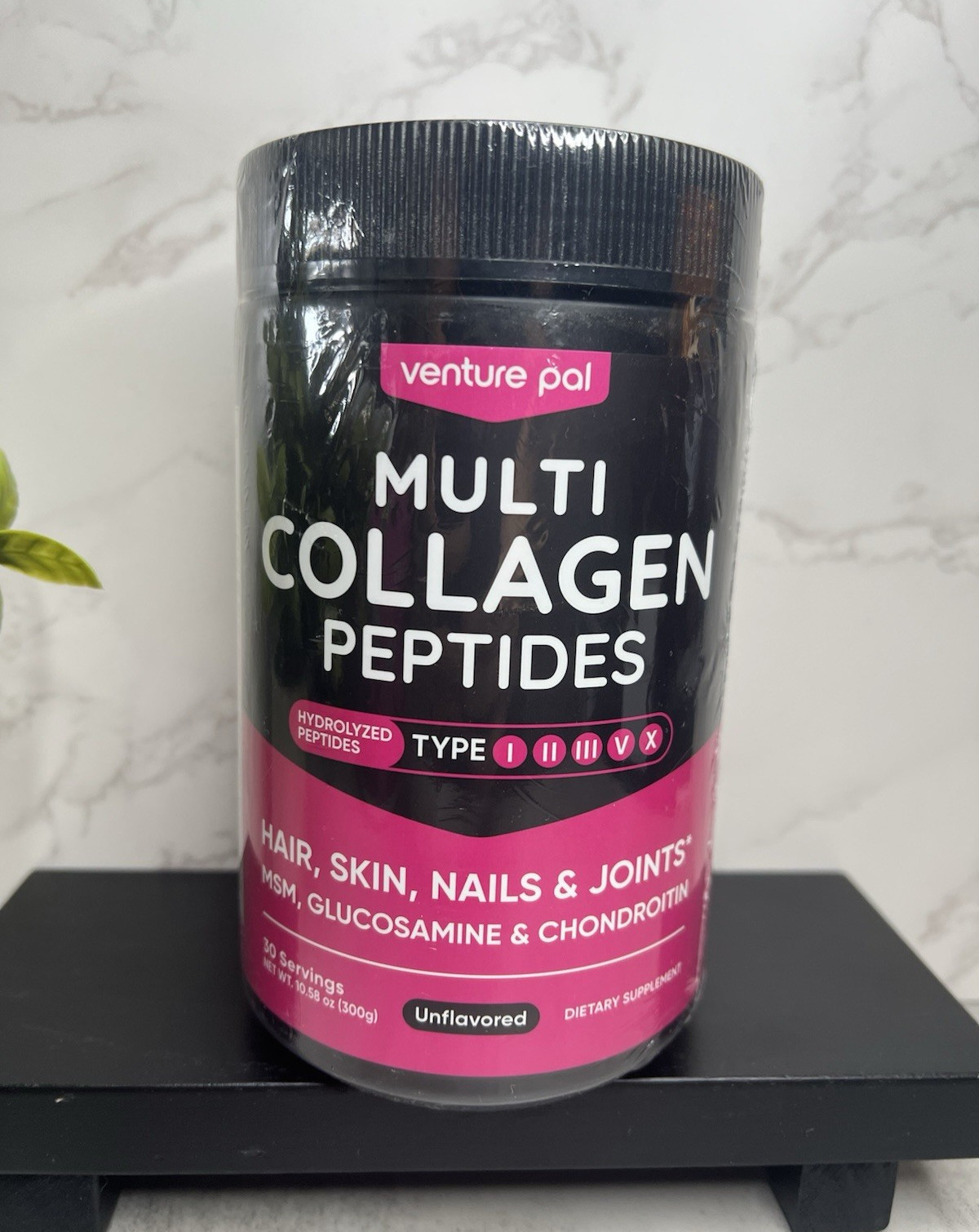Venture Pal Multi Collagen Peptides I II III V X Unflavored 300g Exp 11/2027