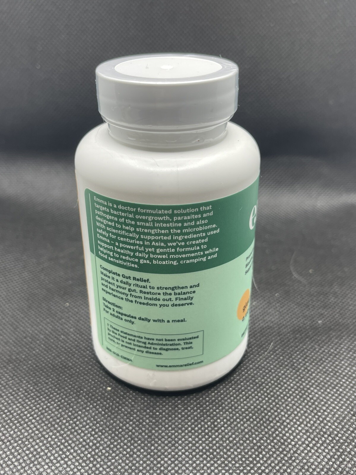 Emma Relief Supplement by Konscious Solution for Gut Health Issues 60 capsules