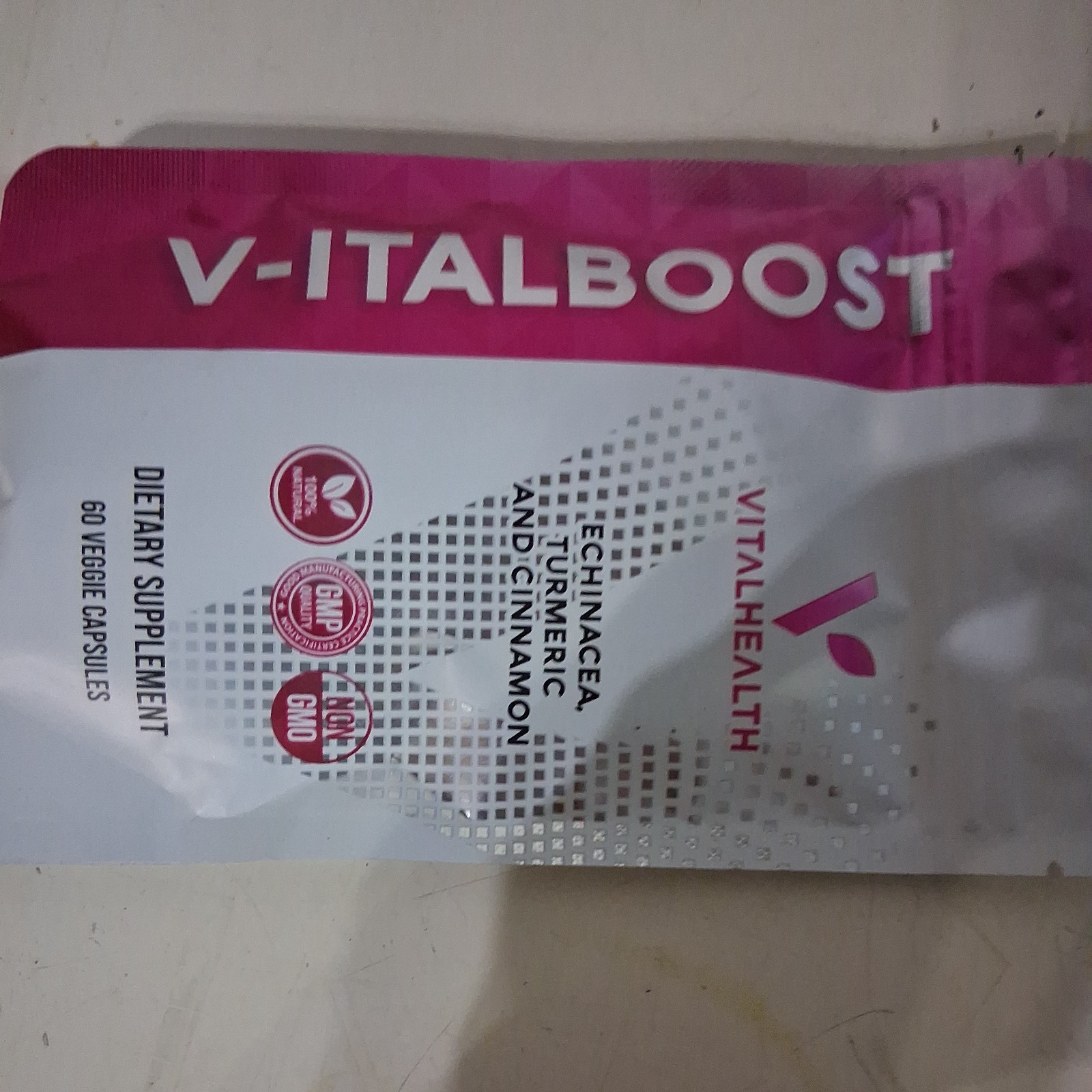 VitalHealth V-italboost 60 Veggie Capsules – New! Vital Health! Exp 2/2027