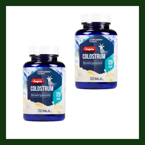 HEPATICA Colostrum Capra 460mg 120/240/360 capsule Immunoglobulins Immune