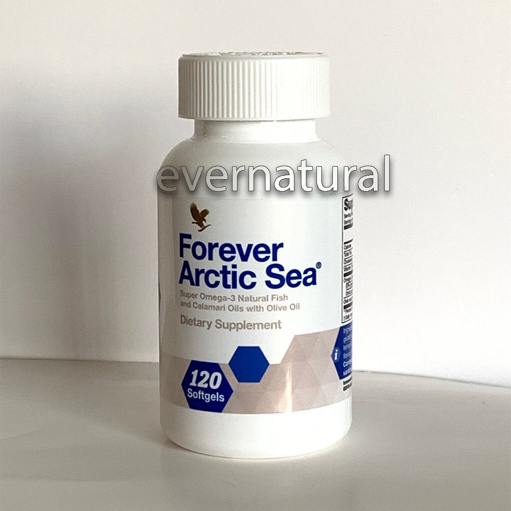 4 bott. of FOREVER ARCTIC SEA (120 Softgels ea) HALAL Free Shipping