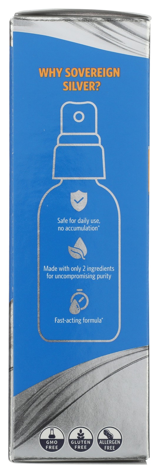 Immune Support Spray Sovereign Silver Bio-Active Hydrosol 2 Fl Oz 1 Pack