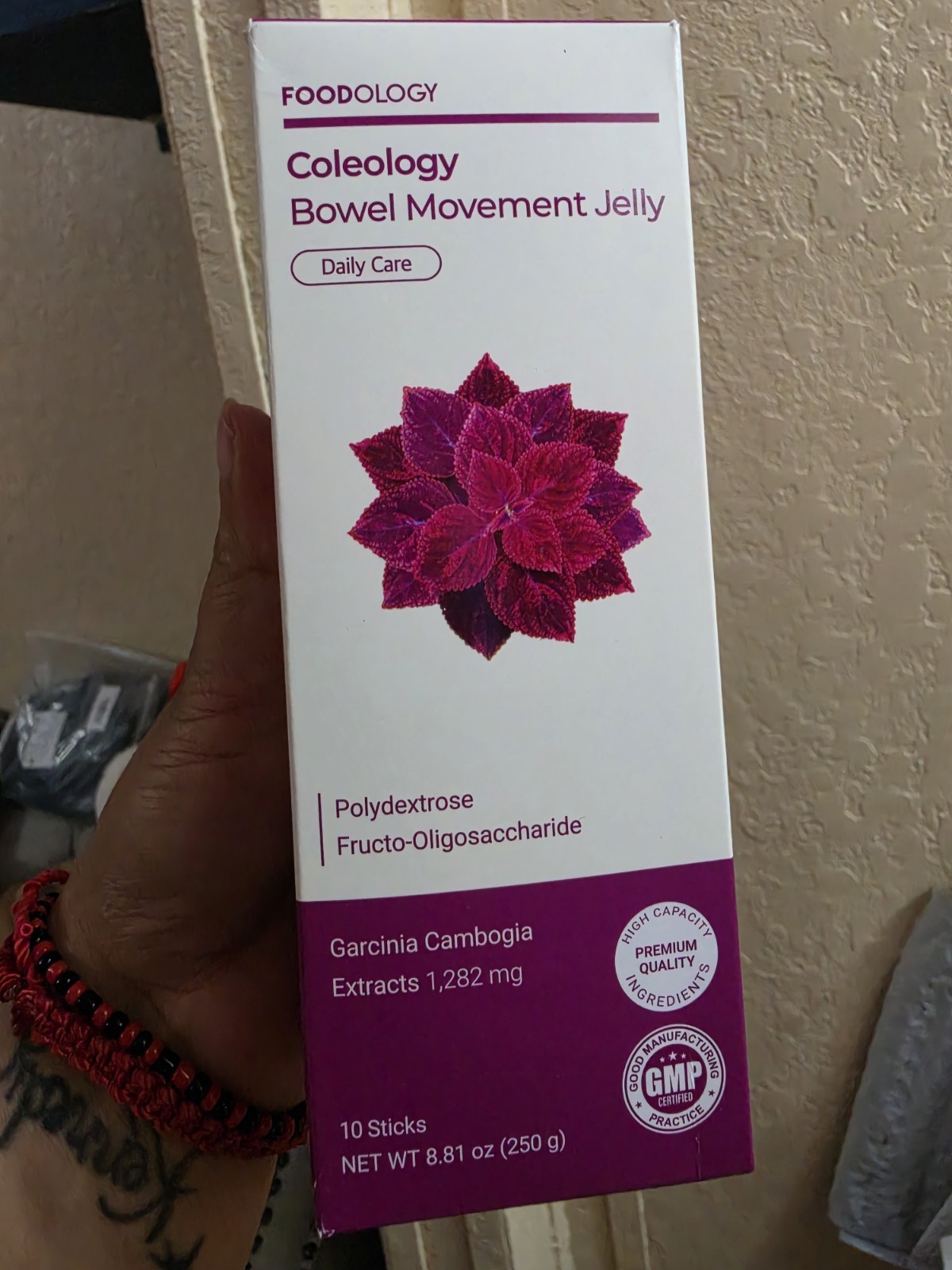 Foodology Coleology Bowel Movement Jelly 10 Sticks 8.81 oz limpieza