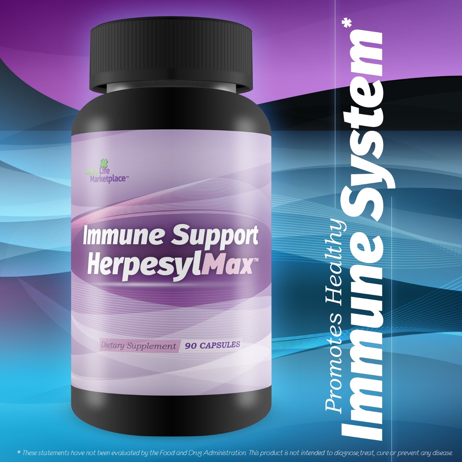 Immune Support Herpesyl Max – Over 900 MG of Vitamin C & Zinc Per Serving