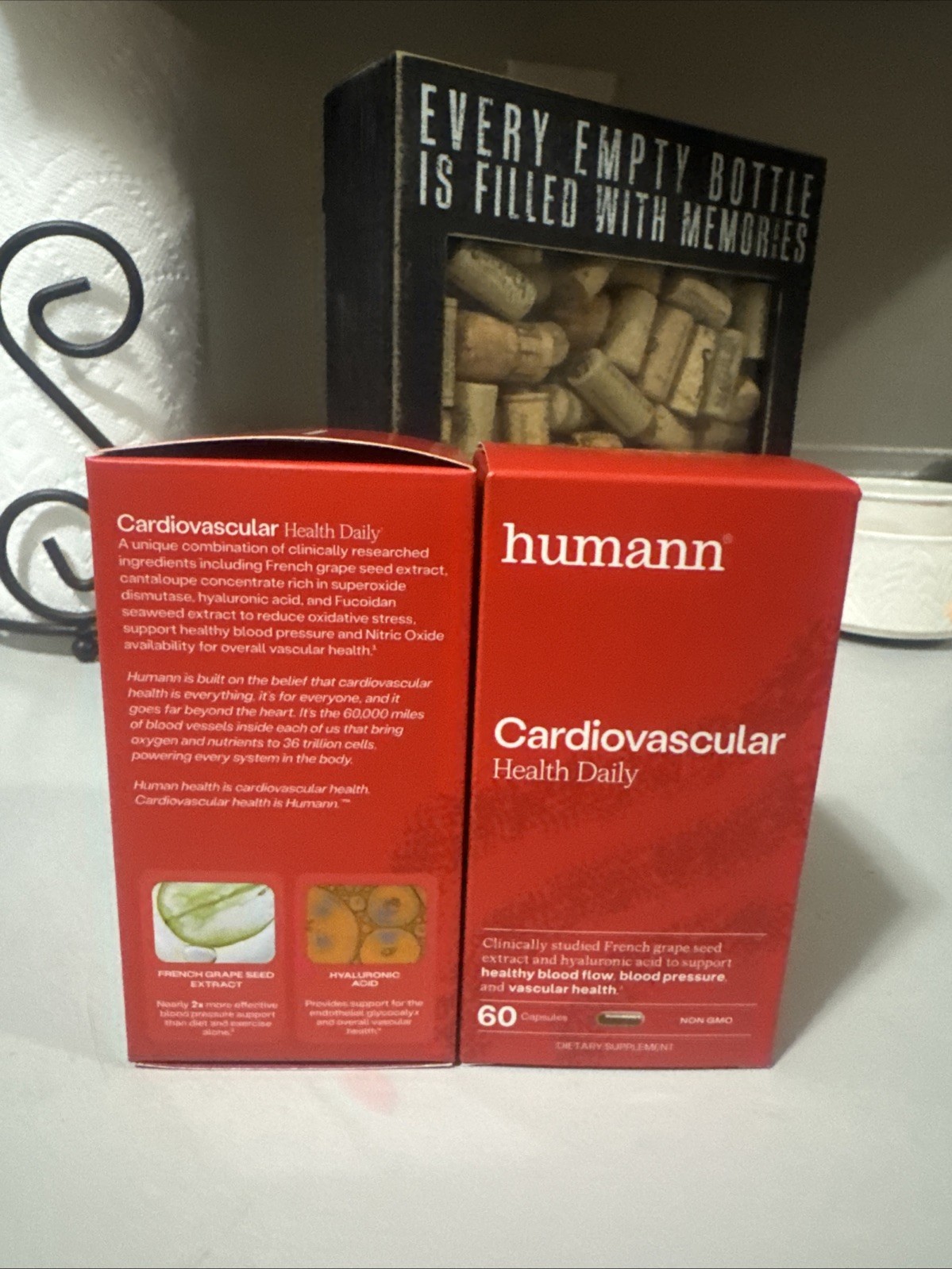 2x HUMANN Cardiovascular Health Daily – 60 Capsules X2– New & Sealed
