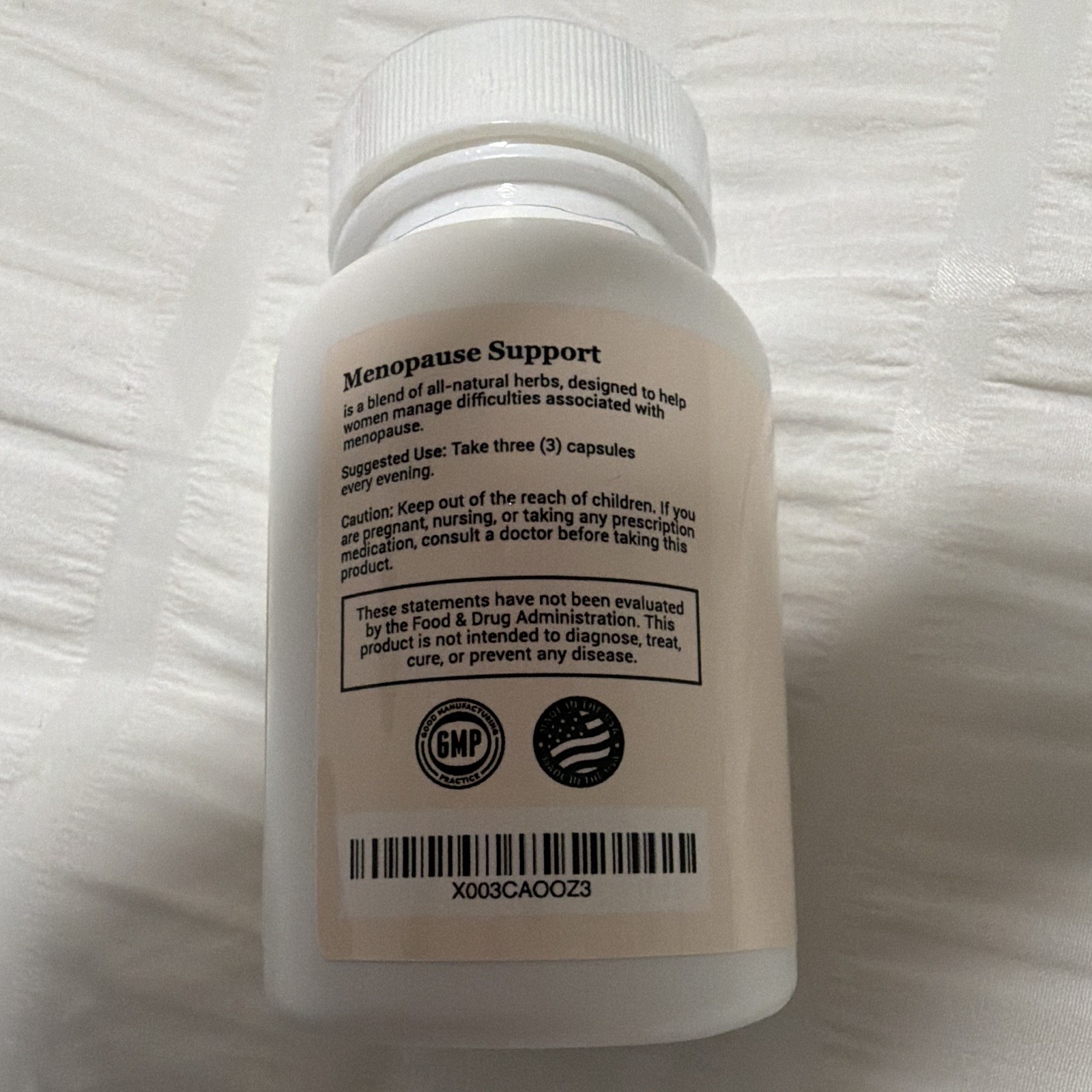yuzucare Menopause Support 60 Capsules Non-GMO All Natural Exp 05/2030 Lot