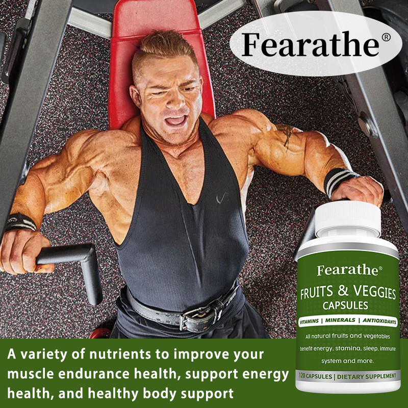 Fruits and Veggies Capsules Whole Food Supplement with Vitamin & Mineral