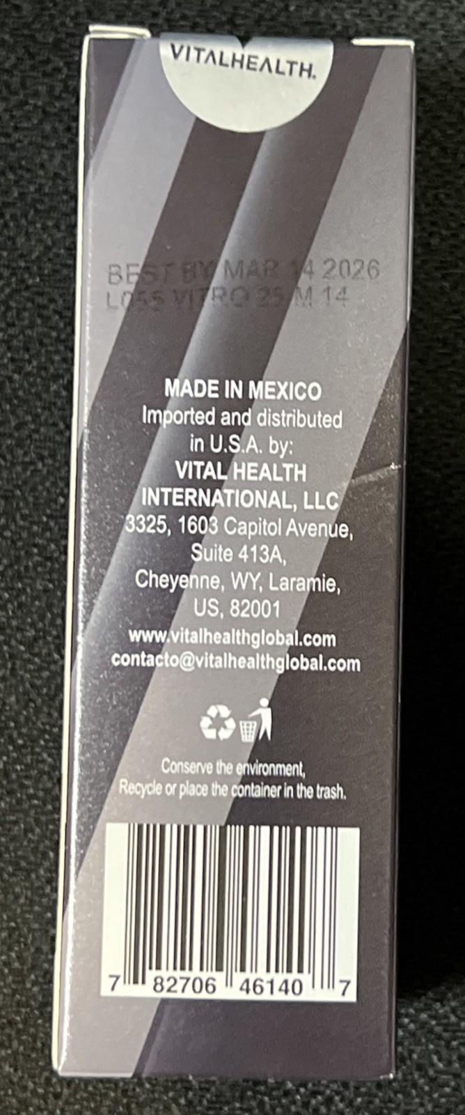 VitalHealth V-Nitro Nitric Oxide 1.69 oz New!