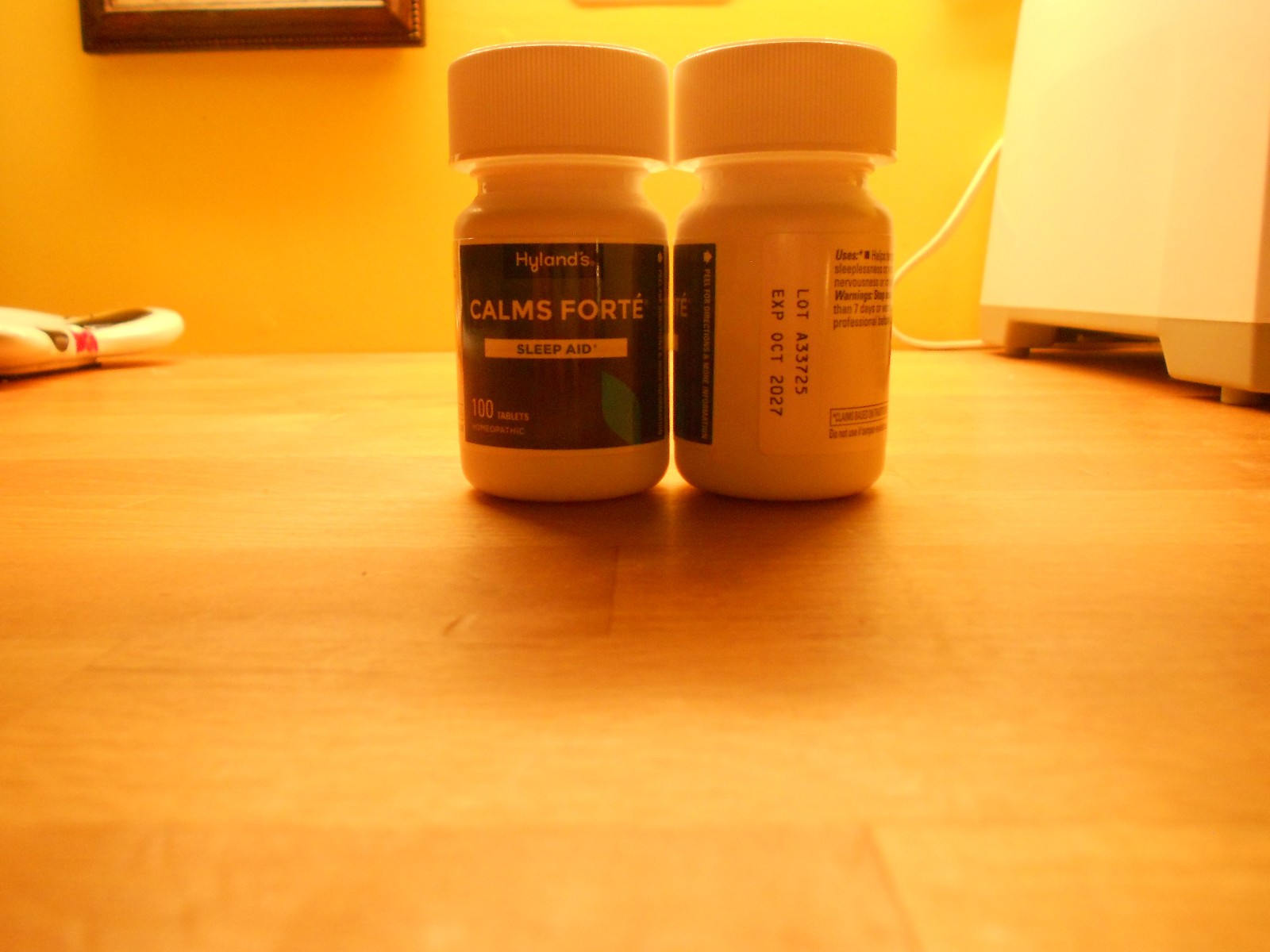 Hyland’s Calms Forte Sleep & Stress Support (2) 100 Ct Each Exp. 10/27 Sealed
